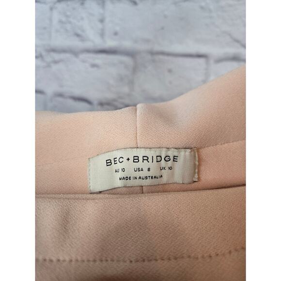 Bec & Bridge Marvellous Mini Dress Peach wedding cocktail bridesmaid 6 - Picture 8 of 8